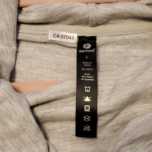 90 Degree Heather Grey Cowlneck Top (2 for $15) - Picture 4 of 8